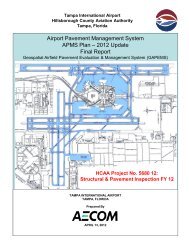 Airport Pavement Management System APMS Plan - Tampa ...