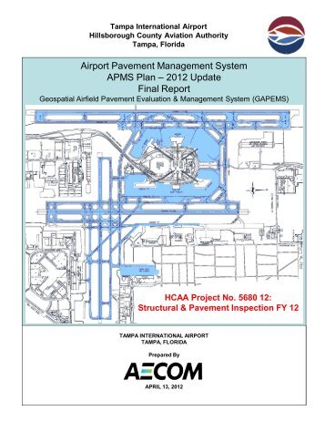 Airport Pavement Management System APMS Plan - Tampa ...