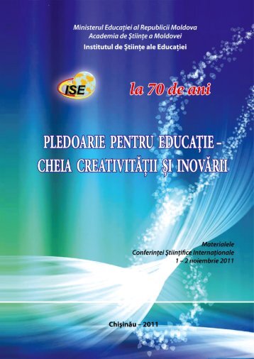 PLEDOARIE ISE final - Biblioteca ÅtiinÅ£ificÄ a UniversitÄÅ£ii de Stat