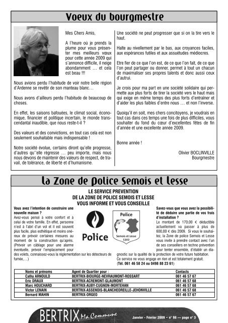 Revue Communale de Bertrix nÂ° 98