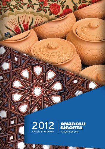 Faaliyet Raporu 2012/12 -Konsolide - Anadolu Sigorta