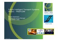 Future Intelligent Transport Systems Project ... - UTMC - UK.COM