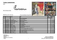 THEMA AANBIEDING - M'zine - NBD Biblion