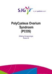 PolyCysteus Ovarium Syndroom (PCOS) - SJG Weert