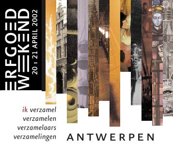 rfgoedweekend - Erfgoedcel Antwerpen