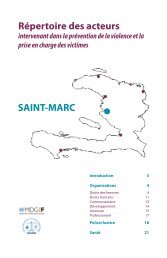 SAINT-MARC RÃƒÂ©pertoire des acteurs - UN Haiti