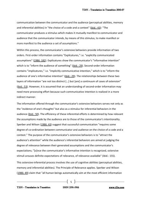 The Conceptual Mapping Model in Consecutive Interpreting Teaching