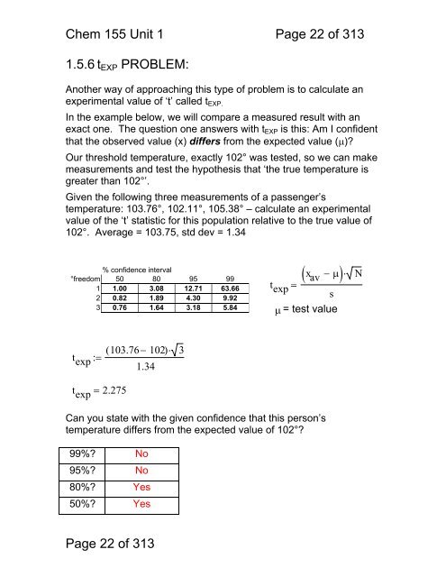 Chemistry 155 Introduction to Instrumental Analytical Chemistry