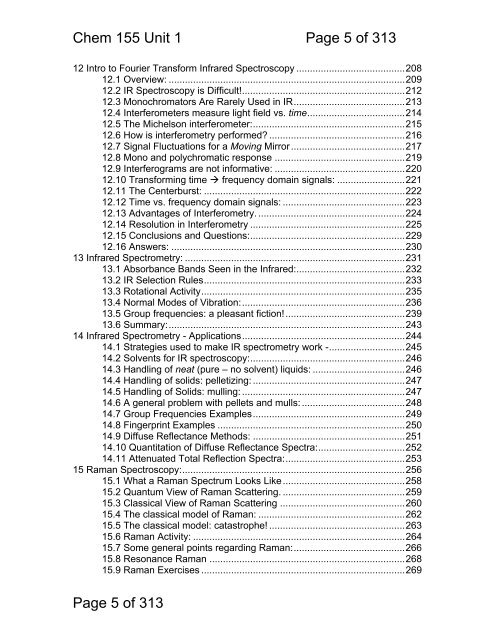 Chemistry 155 Introduction to Instrumental Analytical Chemistry