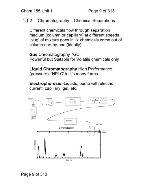 Chemistry 155 Introduction to Instrumental Analytical Chemistry