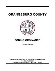 Zoning Ordinance - Orangeburg County