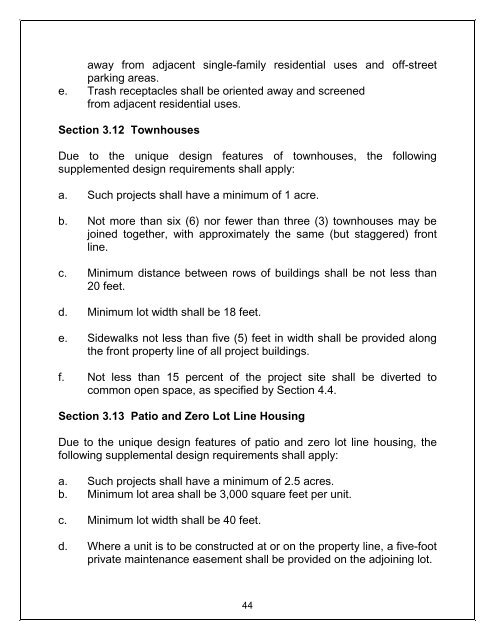 Zoning Ordinance - Orangeburg County