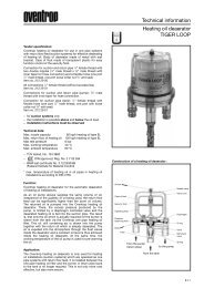 Technical information Heating oil deaerator TIGER LOOP - Oventrop