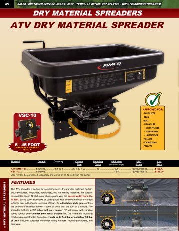 Dry Material Spreaders - FIMCO Industries