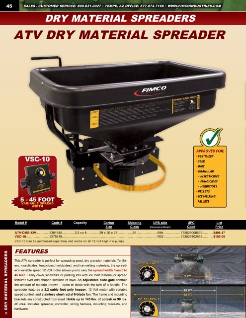 Dry Material Spreaders - FIMCO Industries