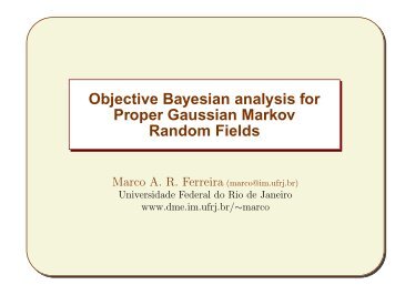 Bayesian Inference for Proper Gaussian Markov Random ... - IMAGe