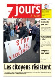 TÃ©lÃ©charger le journal [.pdf] - Ville de Stains