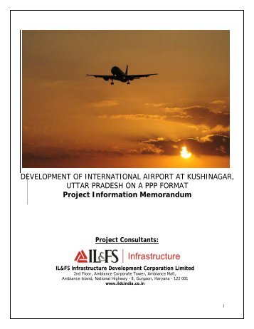 Project Information Memorandum - Uttar Pradesh Tourism