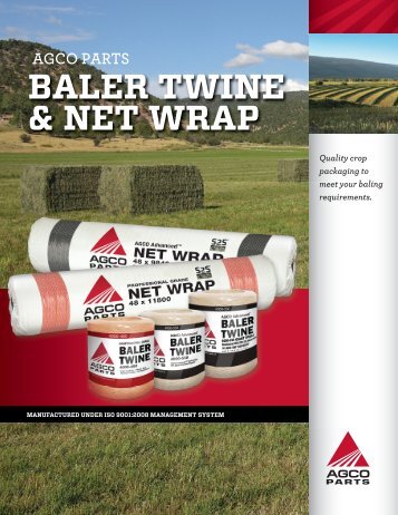 BALER TWINE & NET WRAP - AGCO Parts