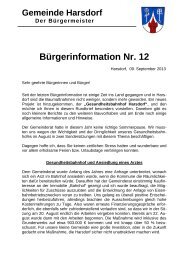 Bürgerinformation Nr. 12 - Verwaltungsgemeinschaft Trebgast