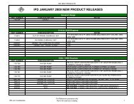 IPD JANUARY 2009 New Products List - from IPD