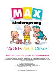 flyer Ijsselmonde voor website - Max Kinderopvang