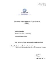 Business Requirements Specification (BRS) for eTendering V.2.8