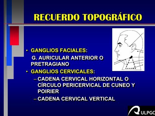 PATOLOGIA GANGLIONAR CERVICO-FACIAL