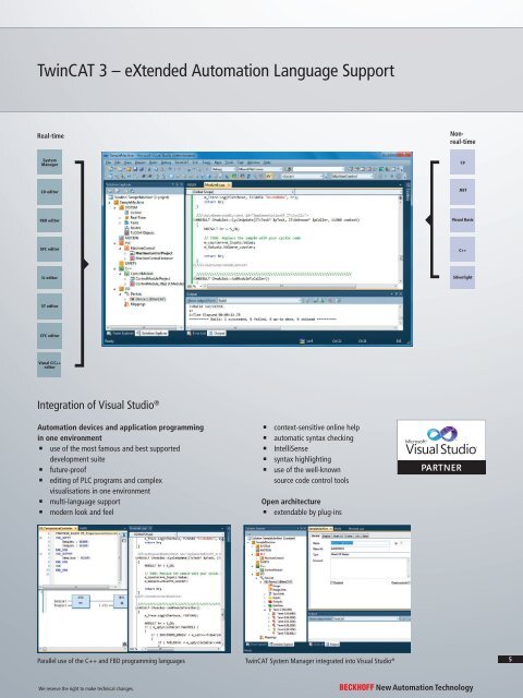 TwinCAT 3 | eXtended Automation (XA) - Beckhoff