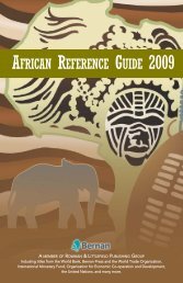 African Reference Guide 2009 - Bernan