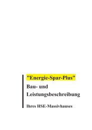 Bau Und Leistungsbeschreibung A Jubila Umsa Hse Massivhaus