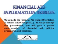 FA Orient/InfoForm/Quiz/Responsibilities - Folsom Lake College ...