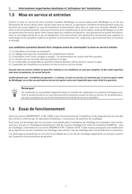 Notice d'utilisation - Saint-Roch