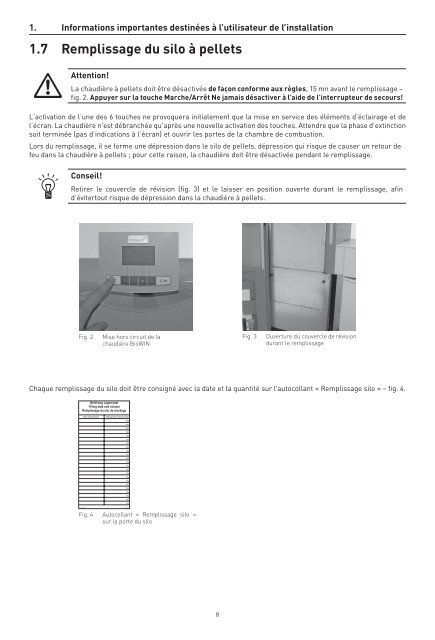 Notice d'utilisation - Saint-Roch