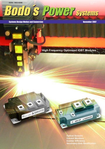 High Frequency Optimized IGBT Modules - Bodo's Power
