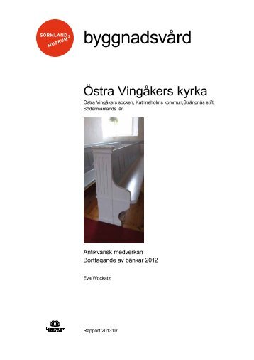 Ãstra VingÃ¥kers kyrka - SÃ¶rmlands museum