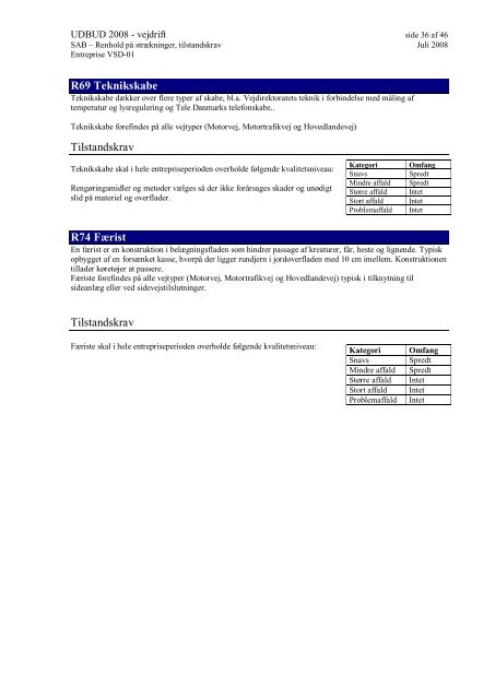 SÃ¦rlig Arbejdsbeskrivelse-BILAG incl. rettelser - vdvejdrift.dk