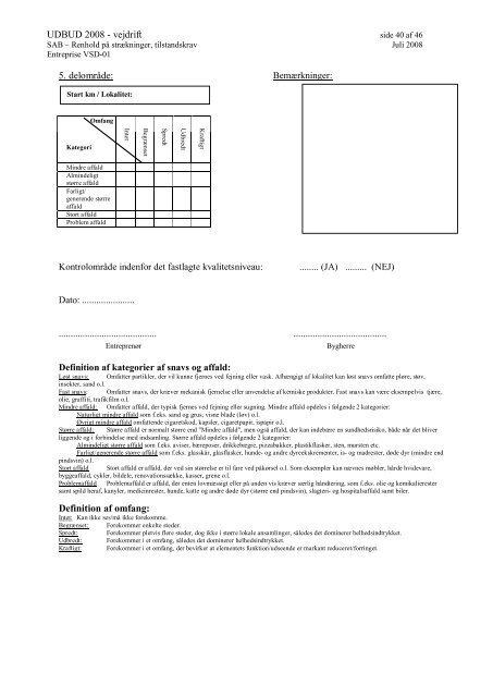 SÃ¦rlig Arbejdsbeskrivelse-BILAG incl. rettelser - vdvejdrift.dk