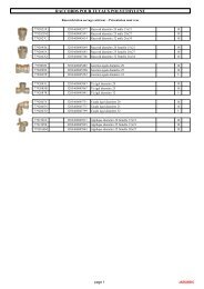 RACCORDS POUR TUYAUX POLYETHYLENE - Jardibric