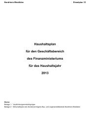 Deckblatt 12 / Vorwort - Finanzministerium NRW