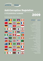Anti-Corruption Regulation - Miller & Chevalier