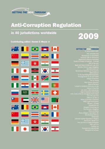 Anti-Corruption Regulation - Miller & Chevalier