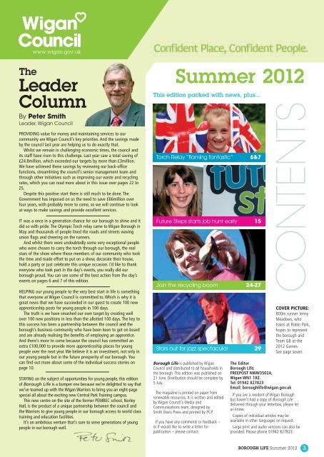 Issue 38 - Summer 2012 - Wigan Council