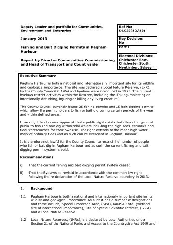 Fishing and Bait Digging Permits in Pagham Harbour - West Sussex ...