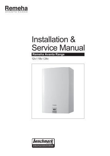 Avanta open vent boiler installation and service guide