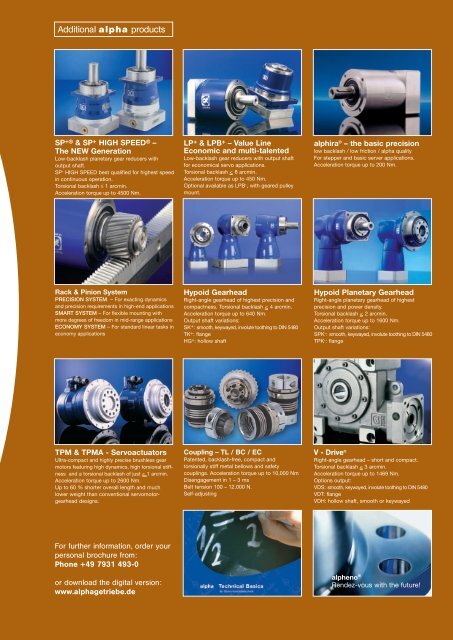 The NEW Hollow Shaft Precision - Mclennan Servo Supplies Ltd.