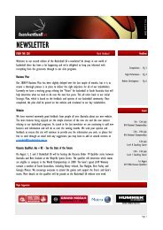 NEWSLETTER - Basketball SA