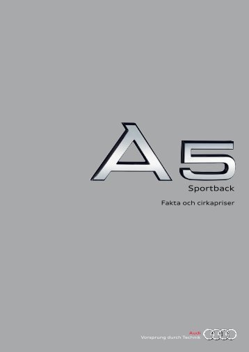 Audi A5 Sportback - H-kan.se