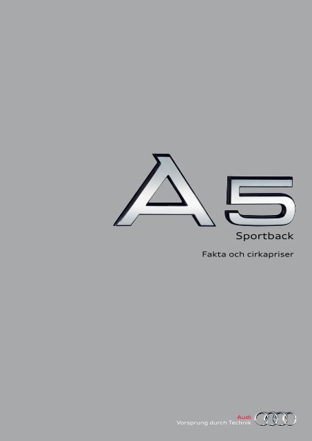 Audi A5 Sportback - H-kan.se