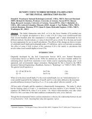 Runoff Curve Number Method: Examination of the Initial Abstraction